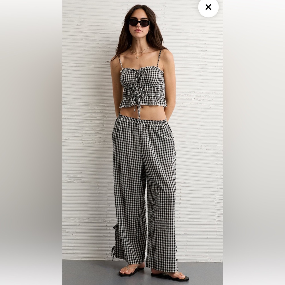 American Eagle Gingham Set